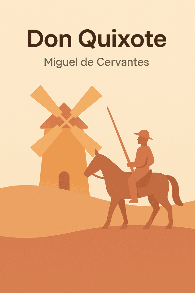 Don Quixote by Cervantes — adapted for B2 Spanish learners